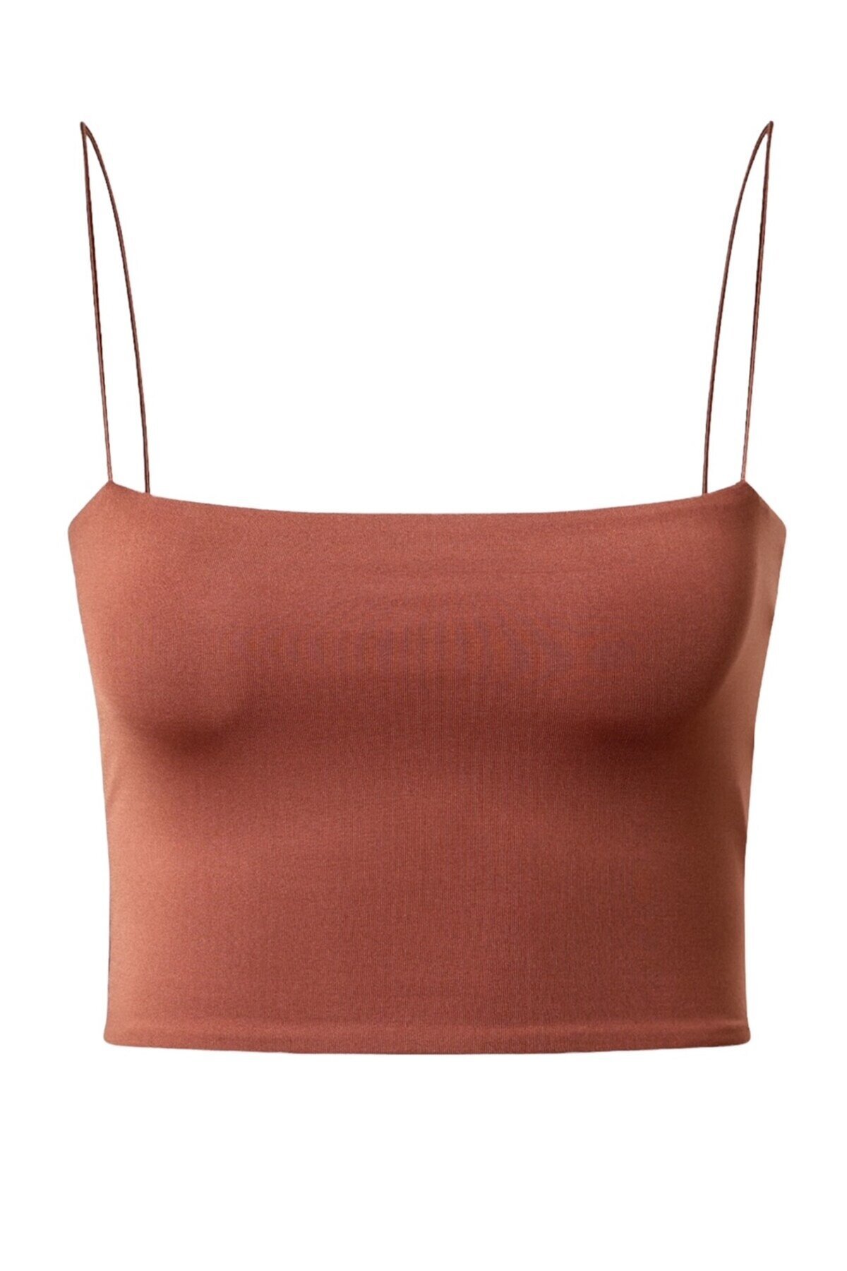 Kadın Askılı Şık Croptop Bluz