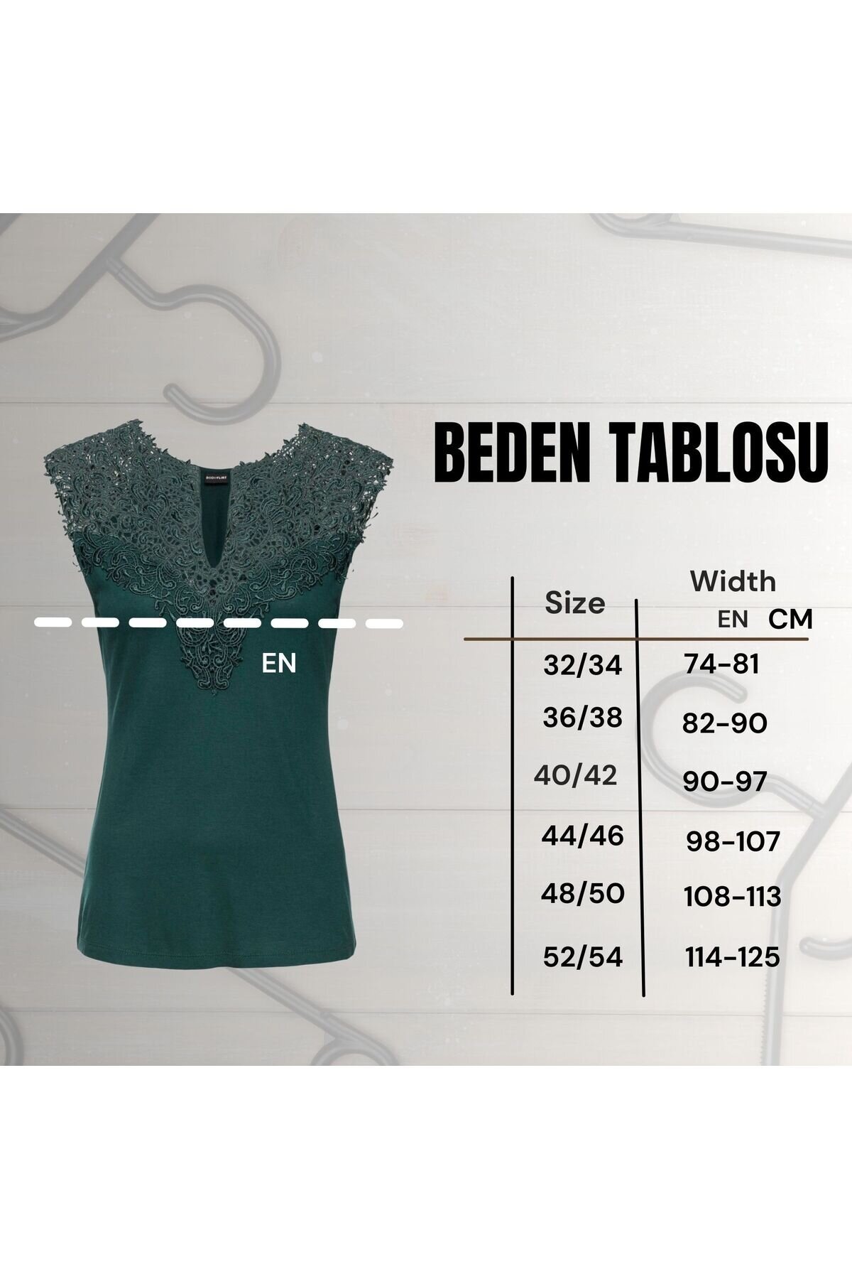 Kadın Dantel Brode Güpürlü V Yaka Kolsuz Şık Viskon Esnek Yazlık Curve Büyük Beden Bluz