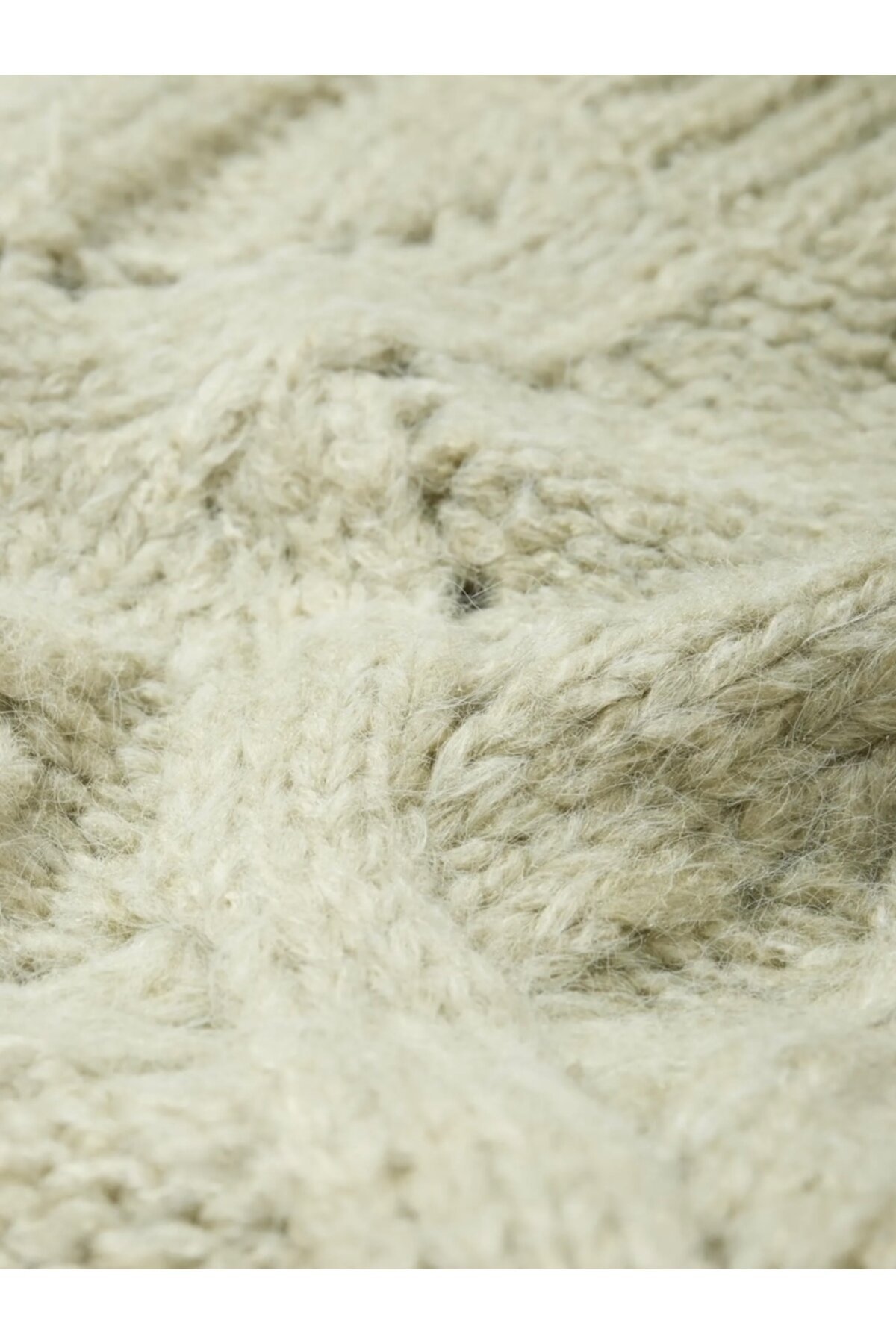 Kadın Su Yeşili Crop Boy Yarım Balıkcı Yumuşacık Triko Kazak