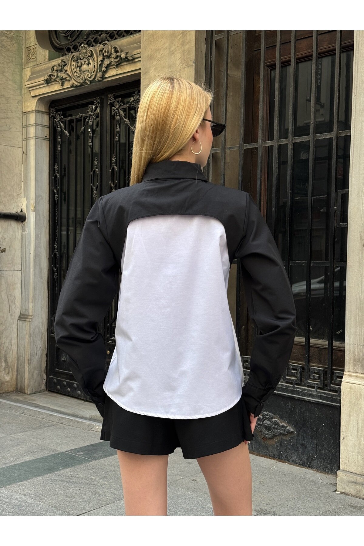 Kadın Tasarım Design İki Parça Şık Curve Tesettüre Uygun Büyük Beden %100 Cotton Uzun Kol Gömlek