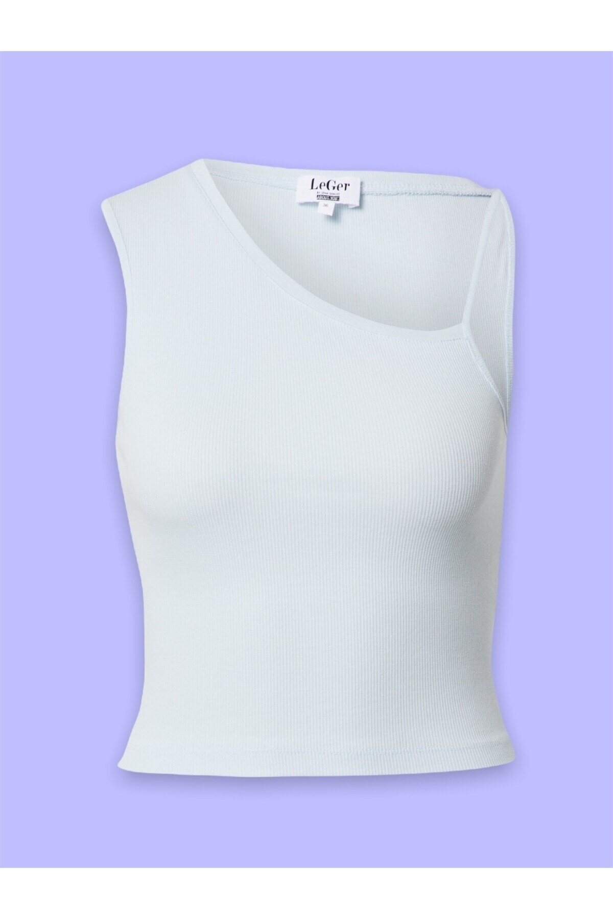 Pikka Online Kadın Buz Mavisi Sırtı Açık Croptop