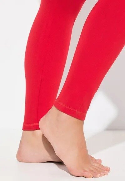 Kadın Beli Lastikli Pamuk Penye Büyük Beden Curve Yüksek Bel Spor Günlük Tayt