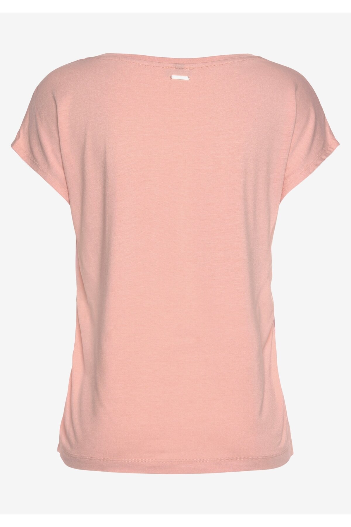 Kadın Bisiklet Yaka Saten Viskon Kısa Kol Spor Şık Desenli Bluz