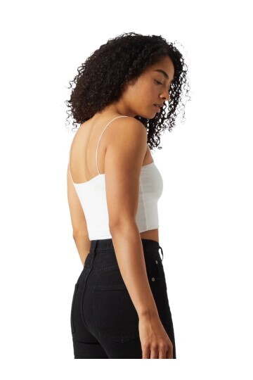 Kadın Askılı Şık Croptop Bluz