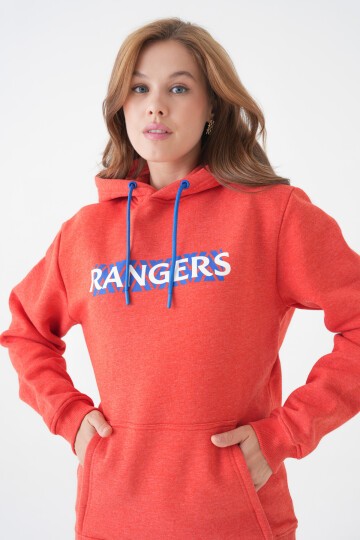 Unisex Kanguru Cepli Kapüşonlu Yazılı Rahat Spor Şık Kışlık Uzun Kol Sweatshirt