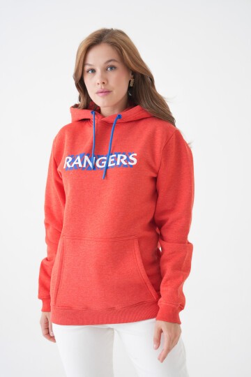 Unisex Kanguru Cepli Kapüşonlu Yazılı Rahat Spor Şık Kışlık Uzun Kol Sweatshirt