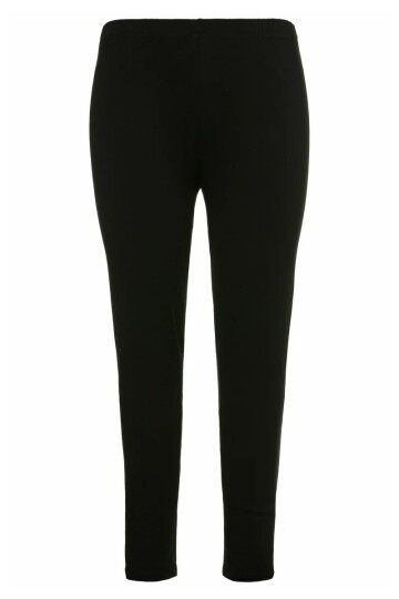 Kadın Beli Lastikli Pamuk Penye Büyük Beden Curve Yüksek Bel Spor Günlük Tayt