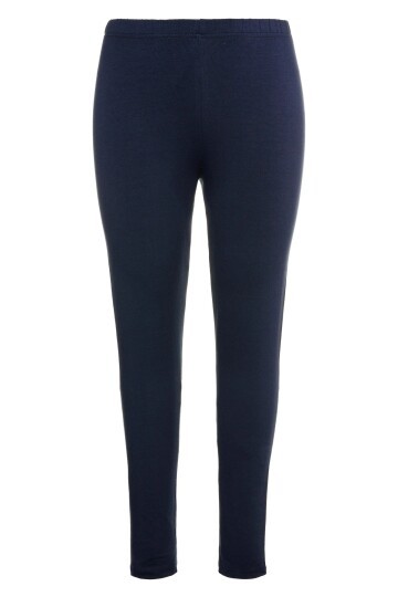 Kadın Beli Lastikli Pamuk Penye Büyük Beden Curve Yüksek Bel Spor Günlük Tayt