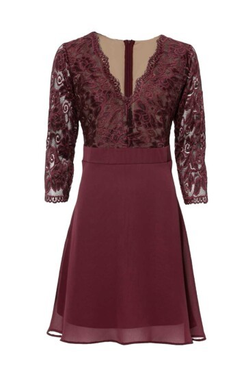 Kadın Tül Yaka Detaylı Truvakor Kol Şık Rahat Kalıp Büyük Beden Curve Abiye Gece Elbisesi