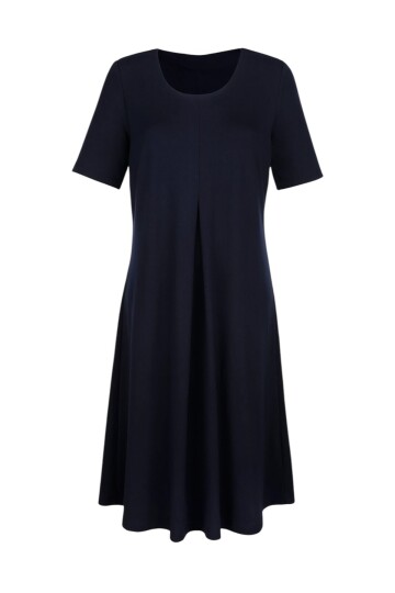 Kadın Yarım Kol Bisiklet Yaka Eteği Volanlı Spor Şık Büyük Beden Elbise